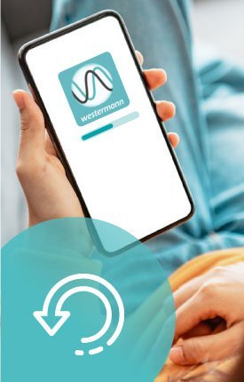 Smartphone mit App-Icon